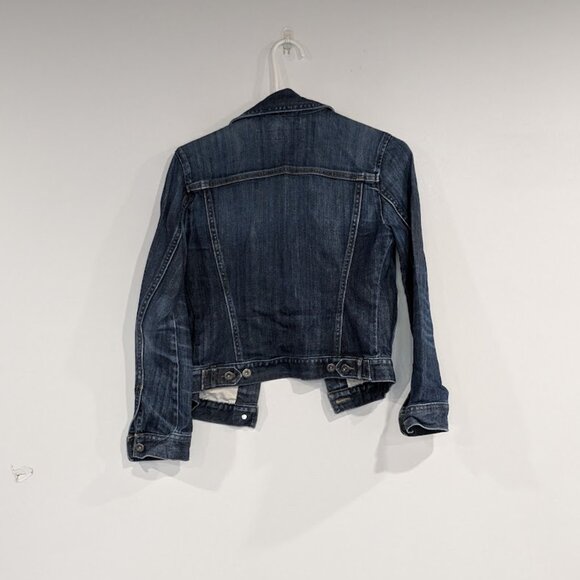 Gap 100% Cotton Denim Jean Jacket Blue Size XS - Picture 2 of 3